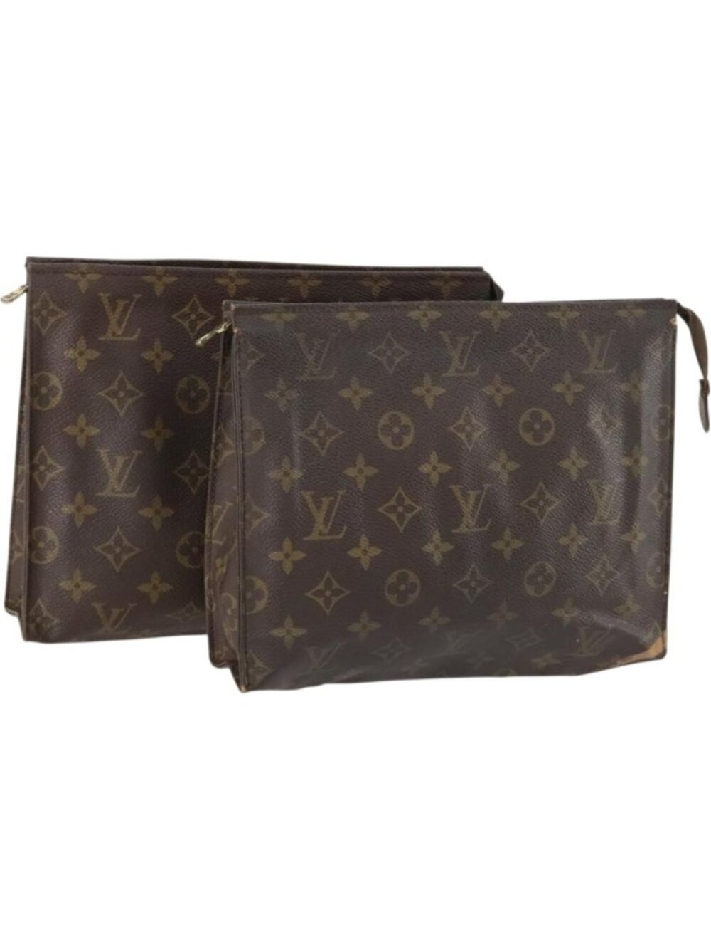 LOUIS VUITTON Monogram Poche Toilette 26 Pouch 2 Set M47542